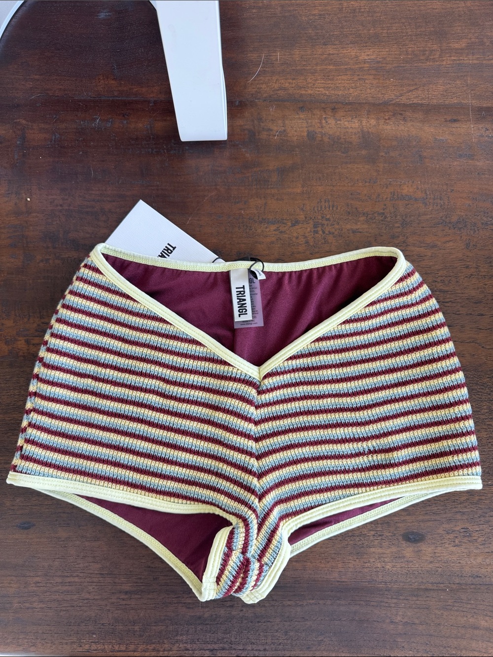 TRIANGL SWIM RICHI BUTTER CROCHET STRIPE SHORT - Picture 5 of 5